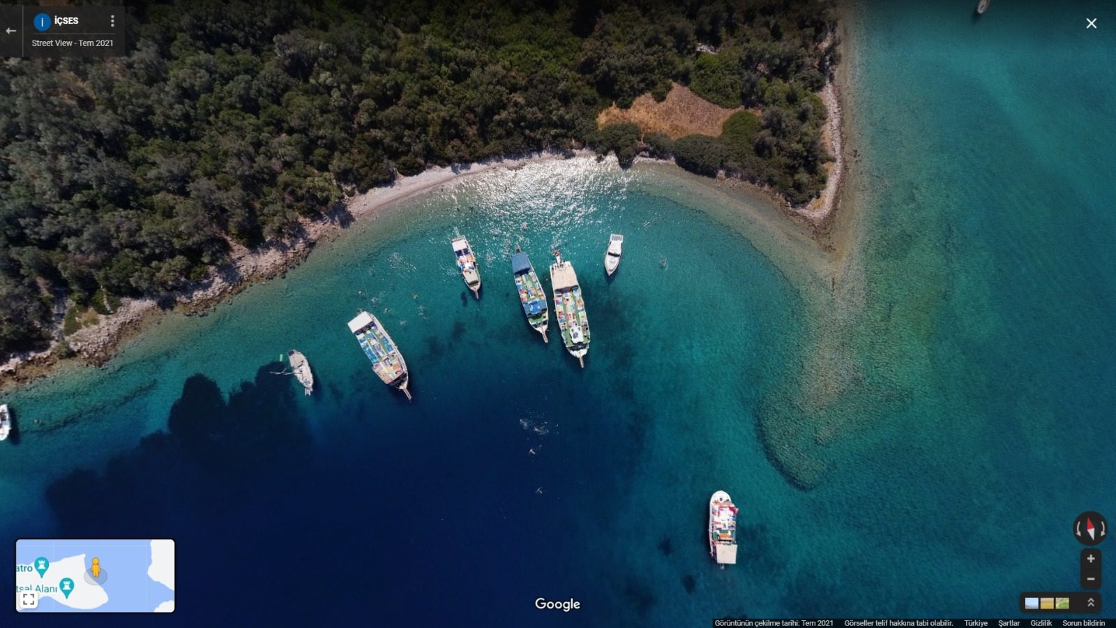Kleopatra Adası Tekne Turu